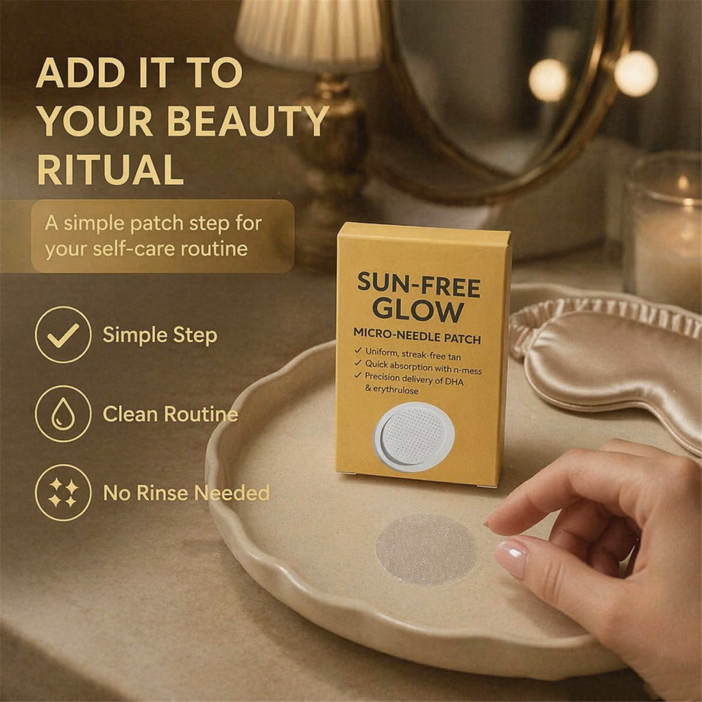 Self-Tanning Patches Natural Bronze Sun-Free Glow 10 Tablets