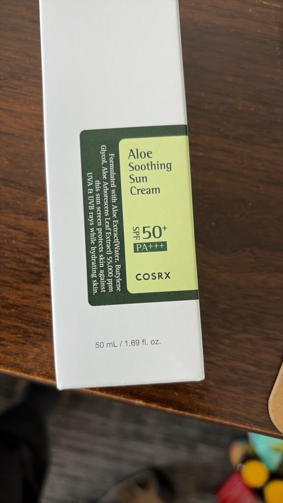 Cosrx Aloe Sun Cream SPF50+ PA+++ Moisturizing Sunscreen for Face - Pack of 2