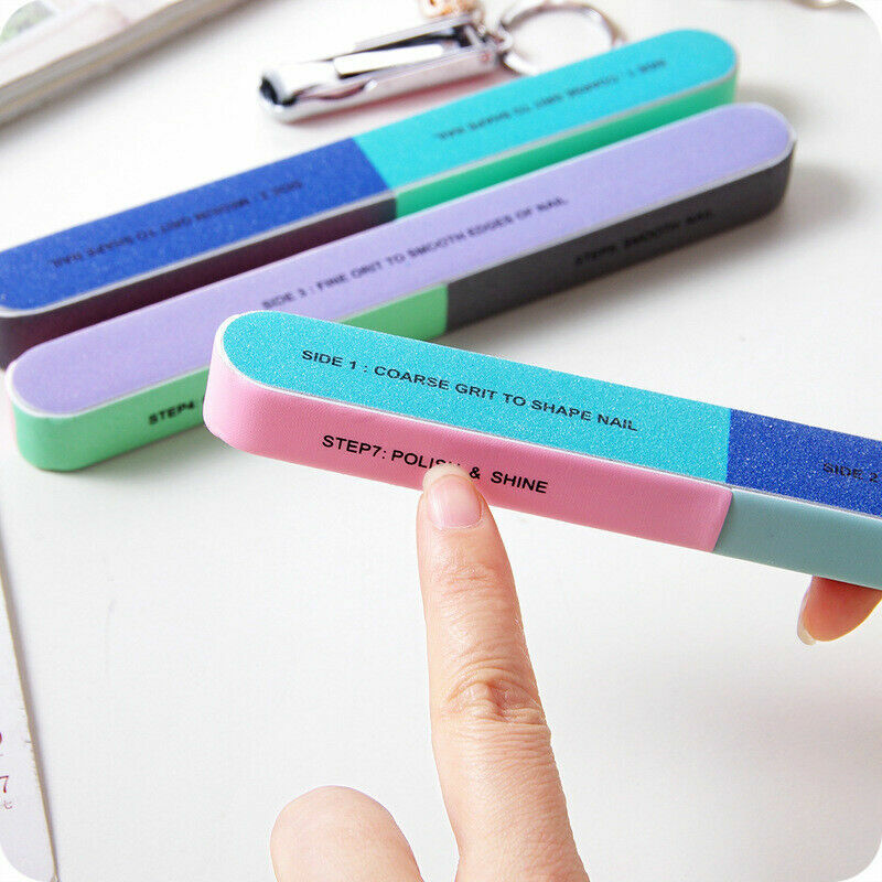 7 Sided Nail Buffer and File Kit for Manicure Pedicure & Nail Shine