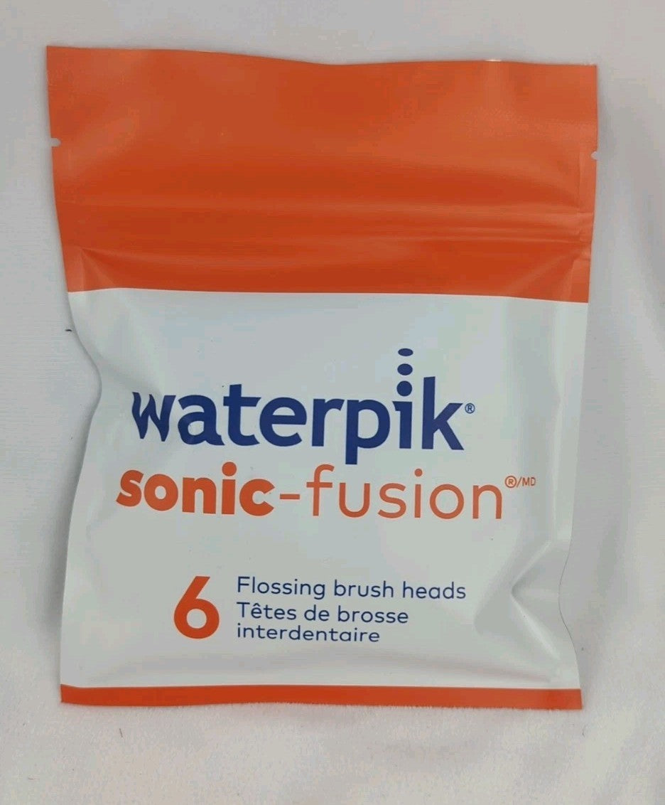 Waterpik Sonic-Fusion Replacement Flossing Brush Heads - 6 Pack