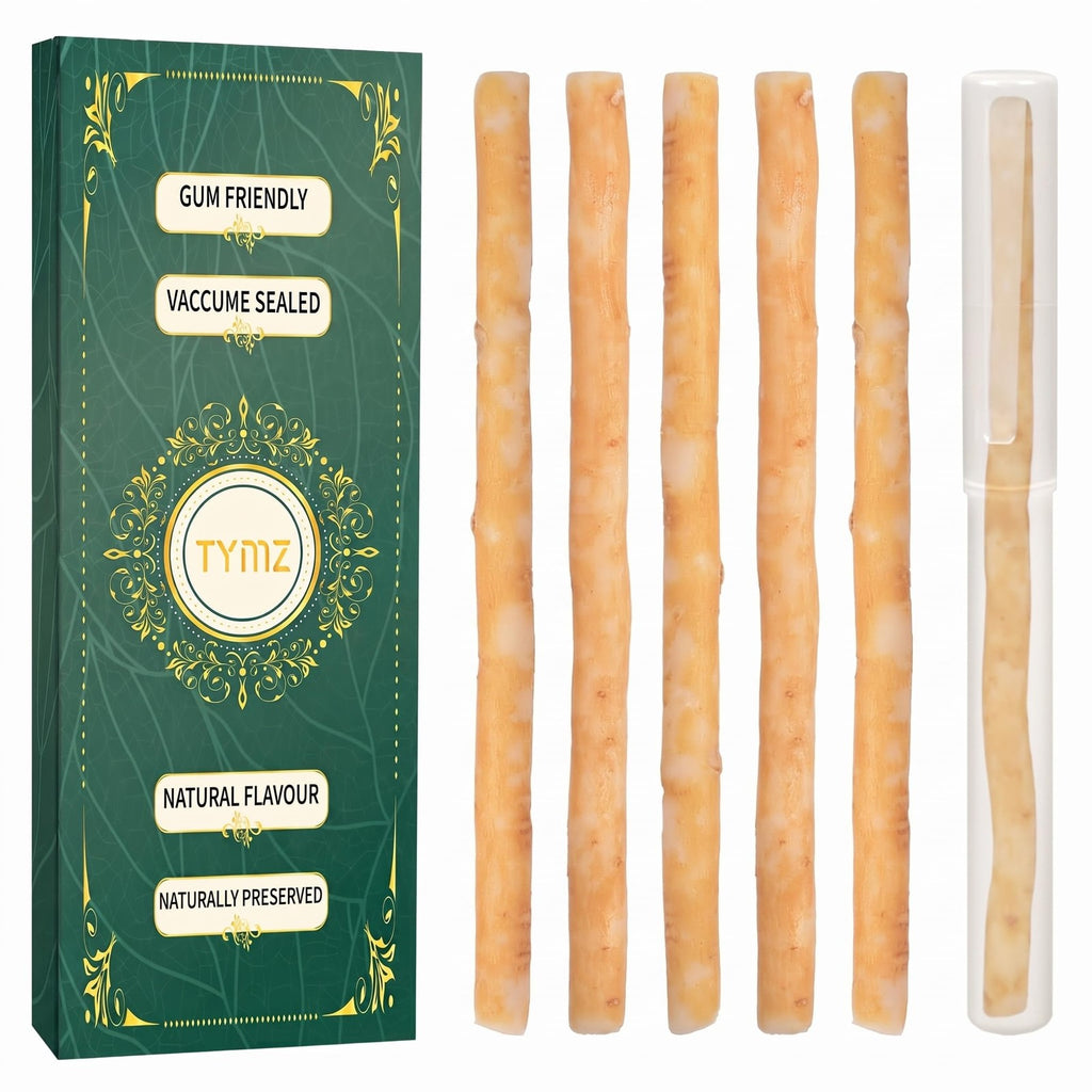 Natural Miswak Teeth Sticks Pack of 6 – Eco-Friendly Traditional Oral Care