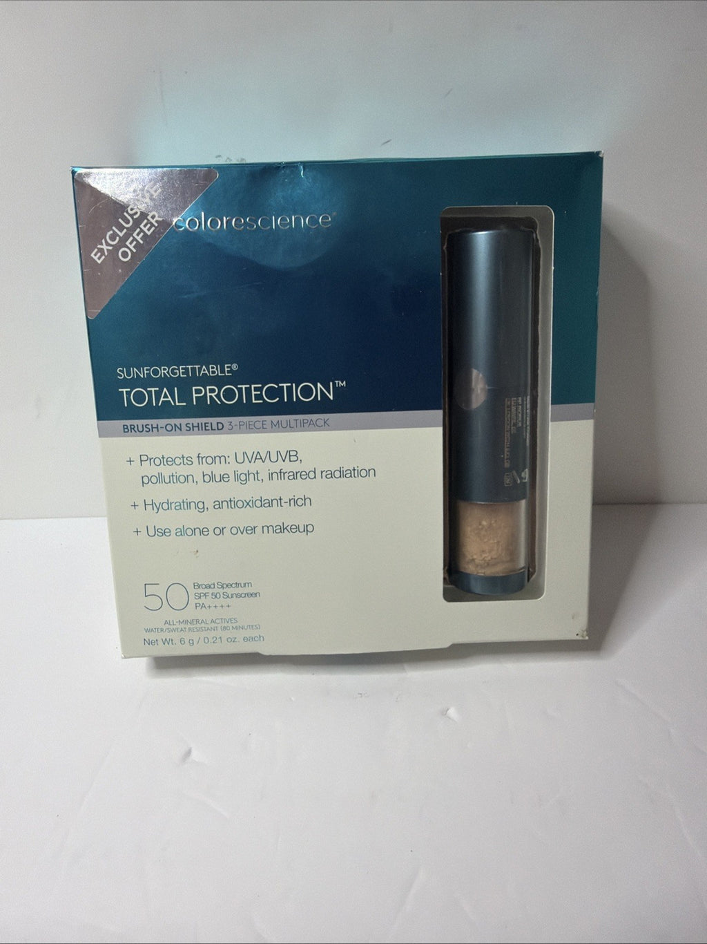 SPF 50 Mineral Sun Protection Brush-On Shield Multipack - Broad Spectrum Sunscreen