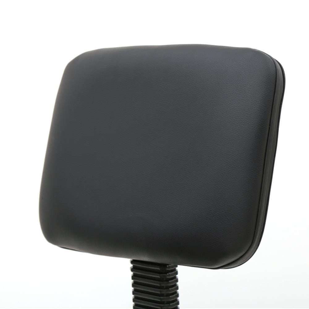 Adjustable Hydraulic Rolling Swivel Salon Stool with Back Support and Foot Rest