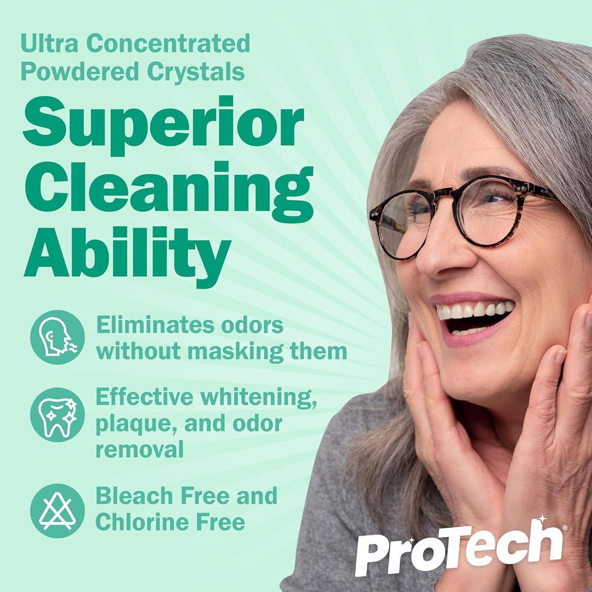 Denture Cleaner Powder for Retainers & Mouthguards - 180-Day Pack