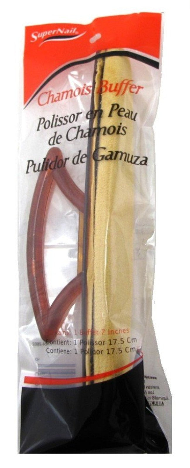 Super Nail Chamois Buffer 2 Pack - Fine Grit Nail Buffer for Manicure