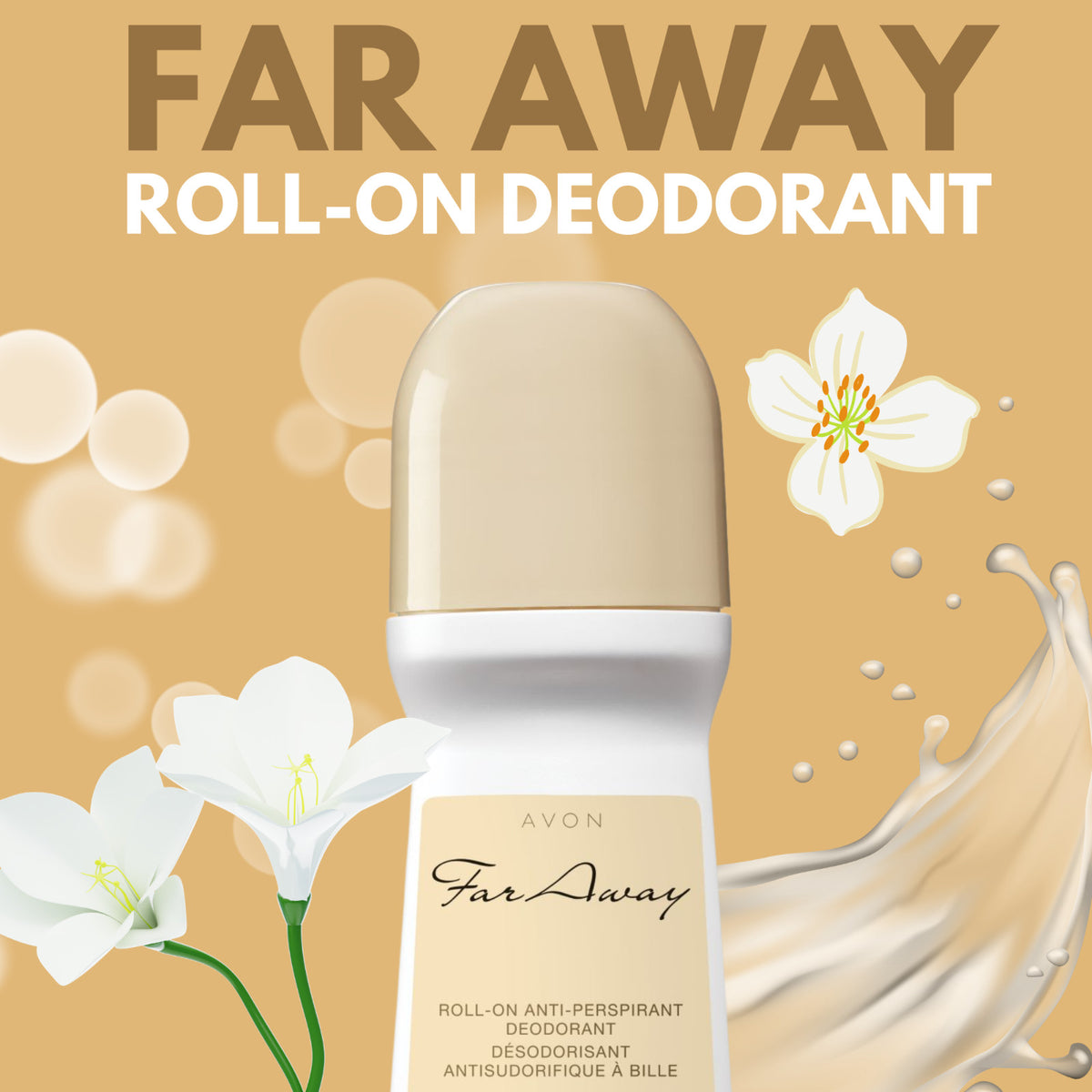 Long-Lasting Roll-On Antiperspirant Deodorant - 2.6 fl oz, 4-Pack