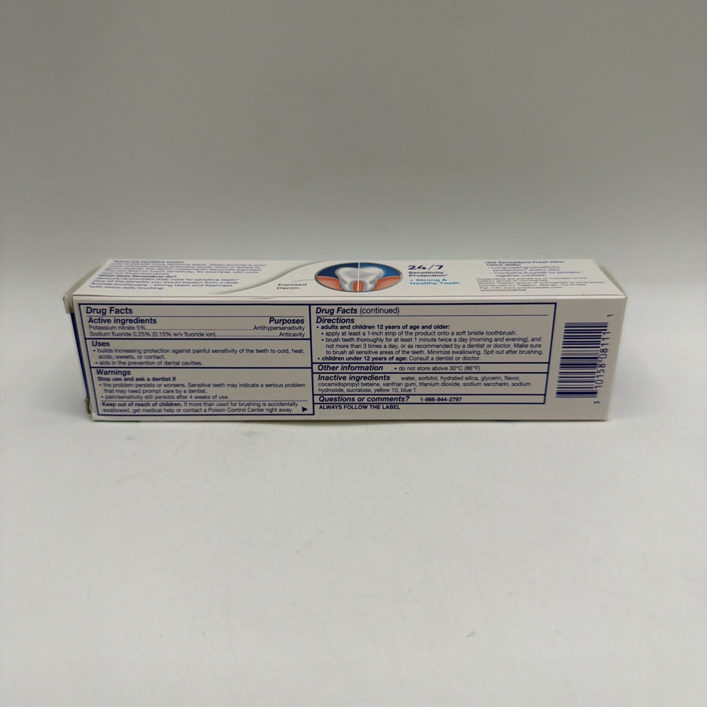 Sensodyne Fresh Mint Toothpaste 4oz - 4 Pack for Sensitive Teeth
