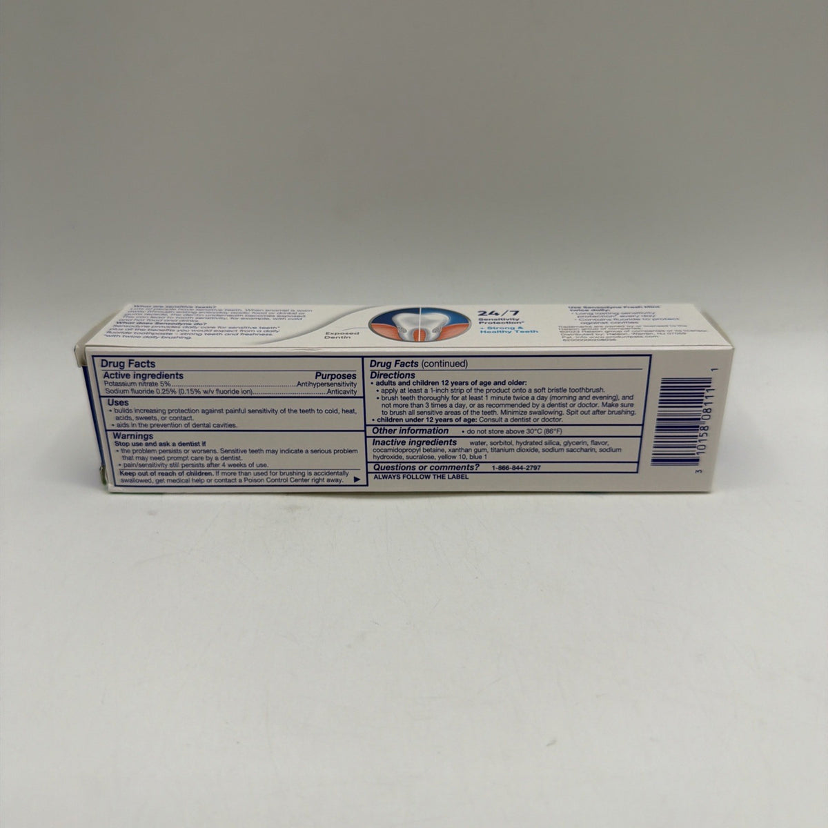 Sensodyne Fresh Mint Toothpaste 4oz - 4 Pack for Sensitive Teeth