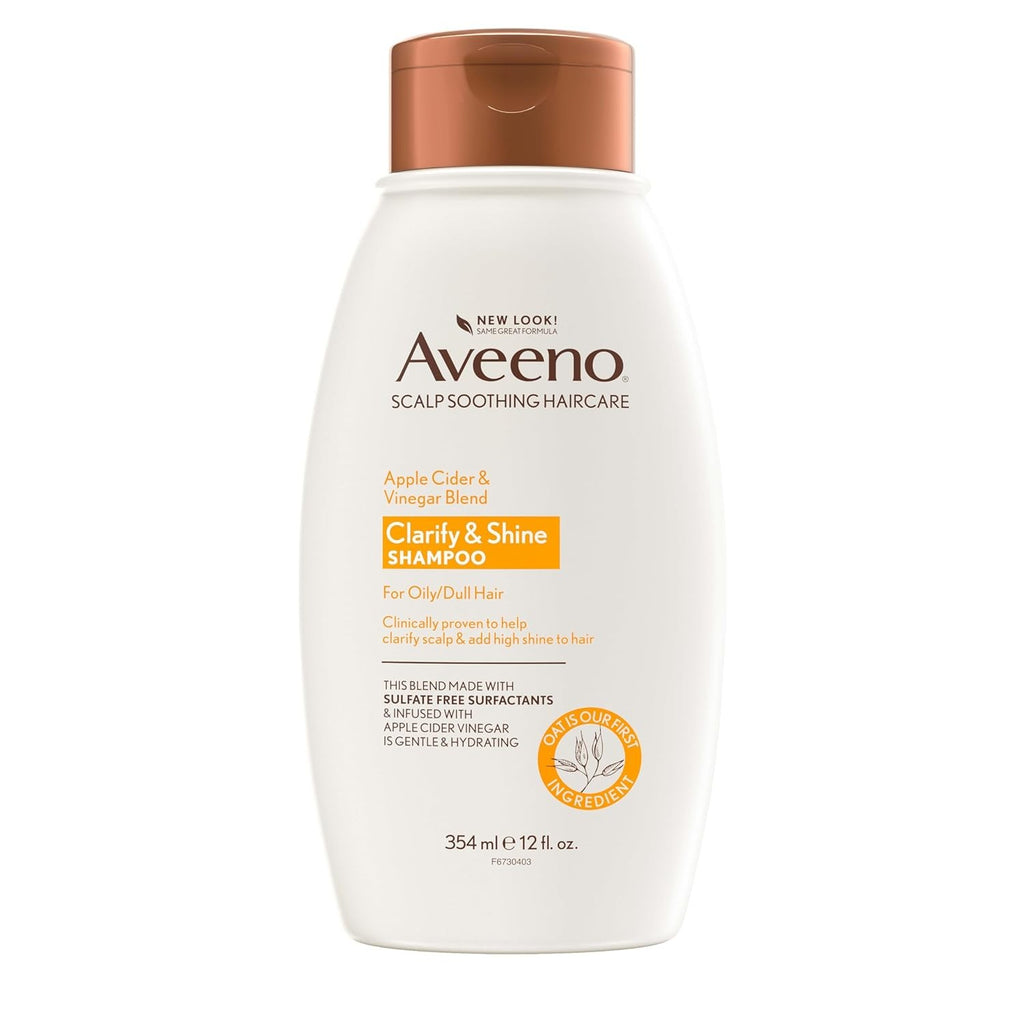 Clarifying Cider Vinegar Shampoo for Oily & Dull Hair - 12 fl oz