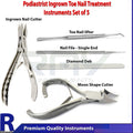 Professional Ingrown Toenail Treatment Instruments Set - Podiatrist Tools