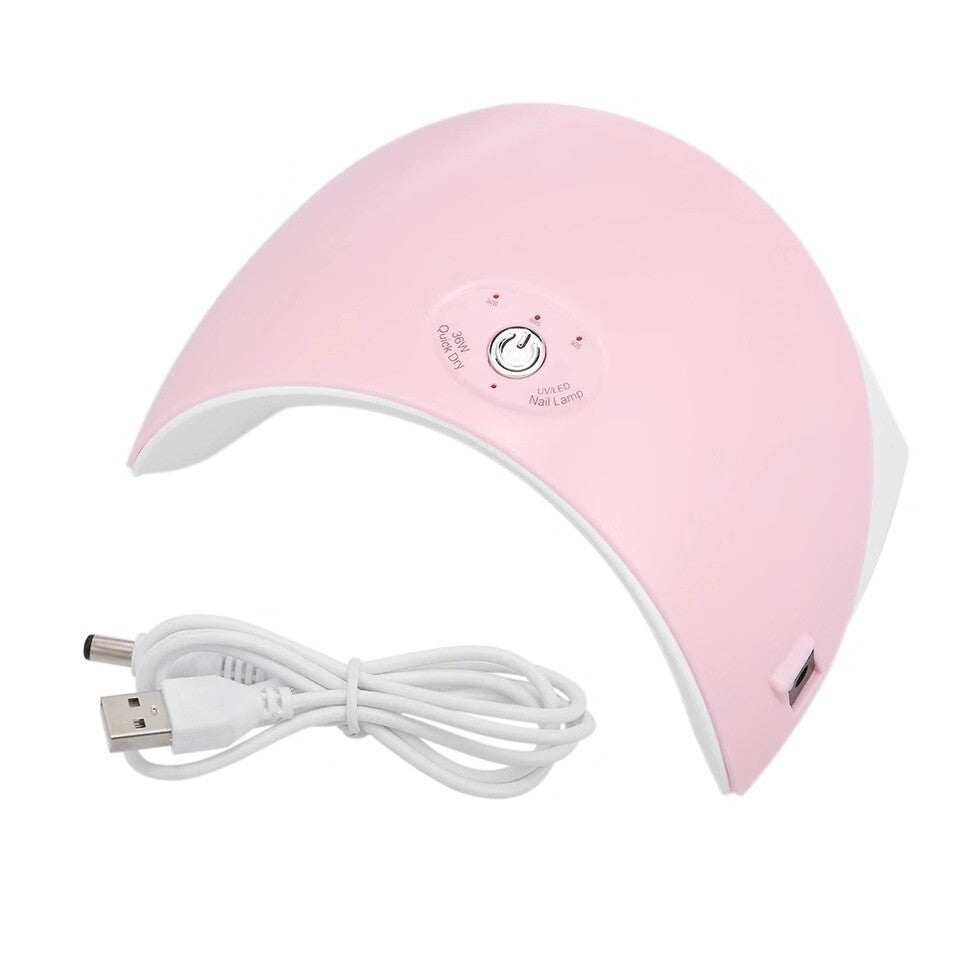 36W LED UV Nail Polish Dryer Lamp Gel Acrylic Curing Light Spa Kit
