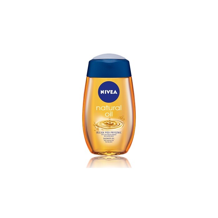 Nivea Natural Oil Shower Gel - Hydrating Body Wash with 55% Natural Oils, 200ml