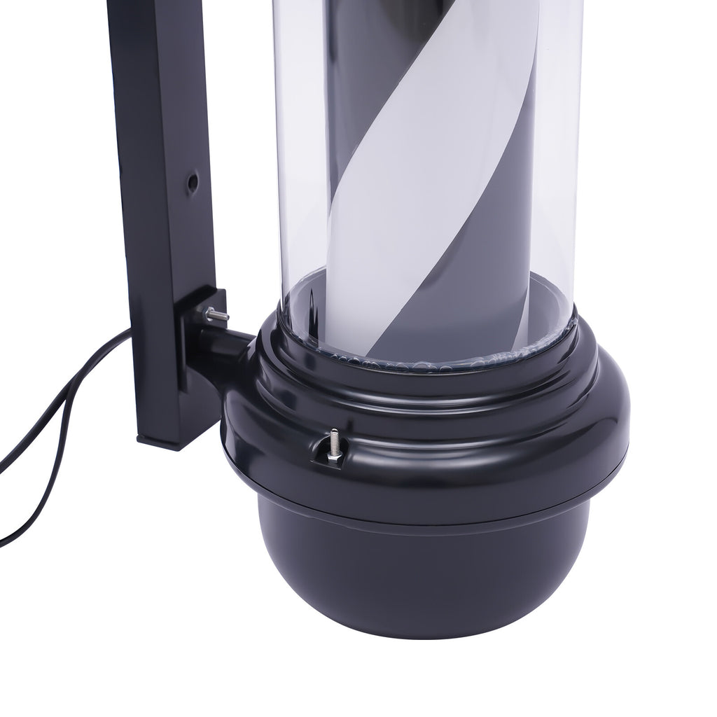 LED Barber Shop Sign Wall Lamp Rotating Barber Pole Light for Hair Salon