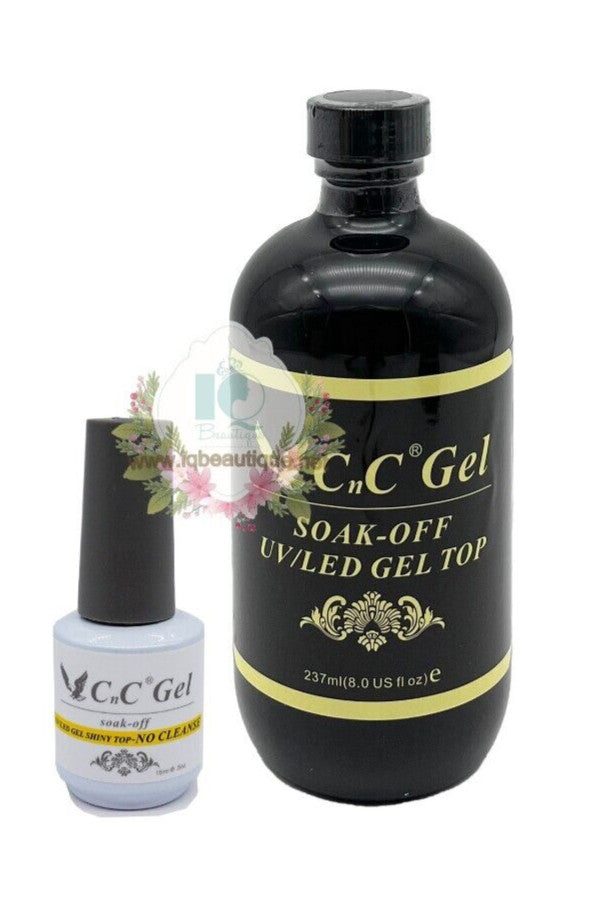 UV/LED Gel Top Coat Refill - High Shine, Chip-Proof, No Cleanse 8.5 oz