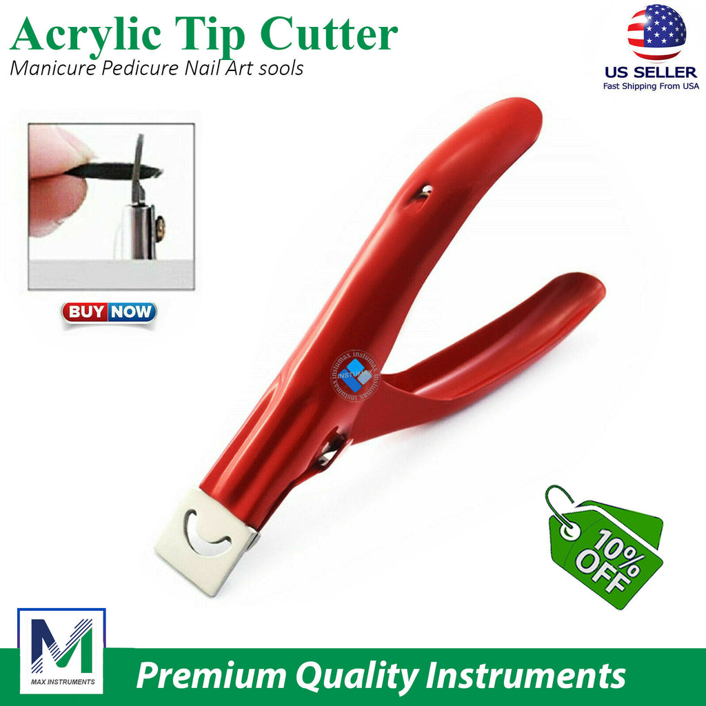 Manicure Nail Tip Cutter Acrylic False Nail Clipper for Nail Art - Multiple Colors