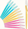 Eyebrow Razor Kit 12pcs Facial Hair Removal & Shaping Tools with Easy Grip Handle