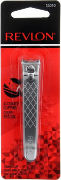 Revlon Toenail Clipper #33010 - Contoured Handles & Curved Blades