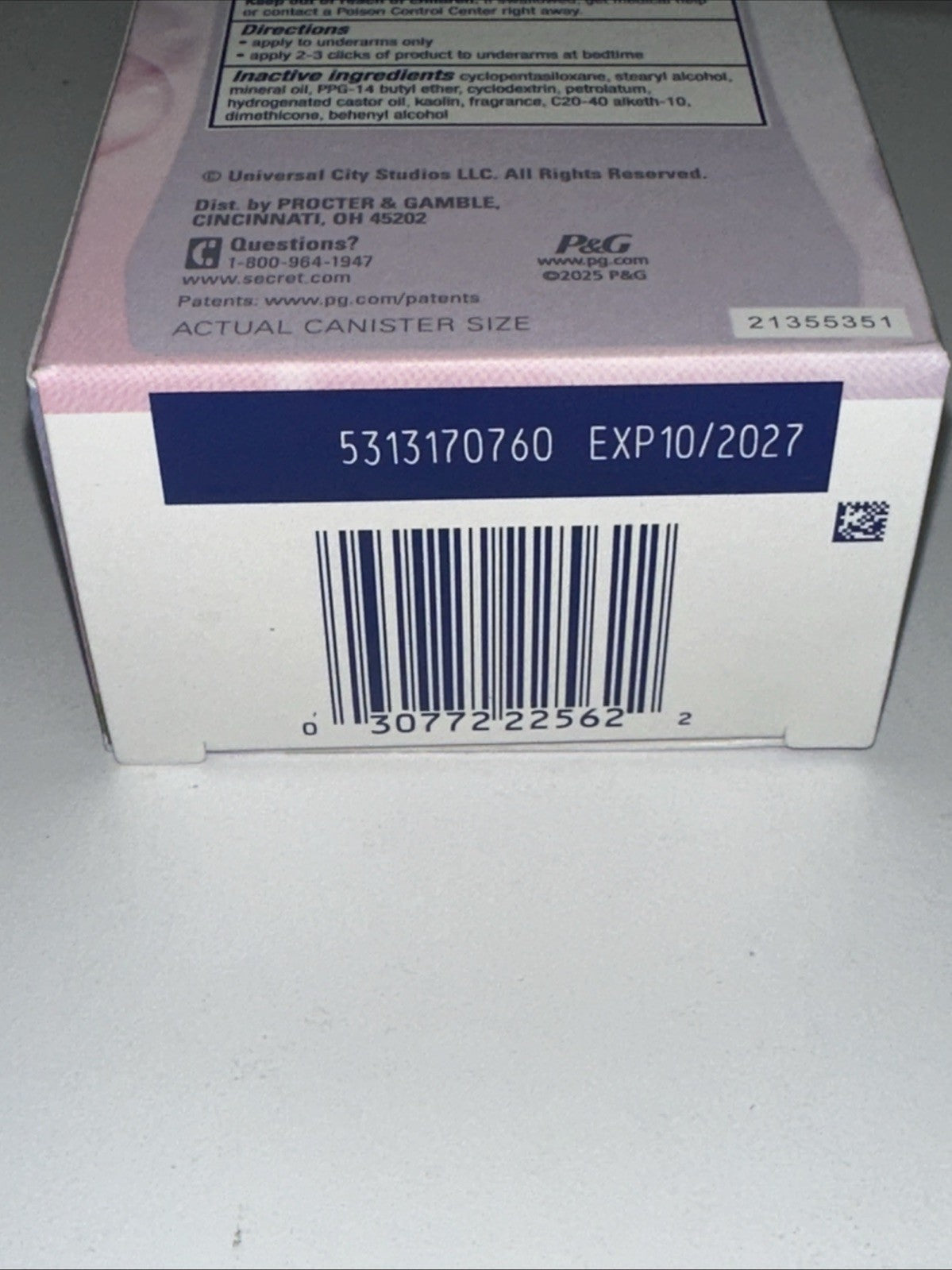 Secret Wicked Secret Clinical Anti-Perspirant Invisible Solid 4-Pack - 2.6oz Each