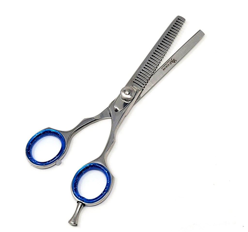 6-Inch Hair Thinning Scissors Barber Shears, Adjustable Tension, Stainless Steel