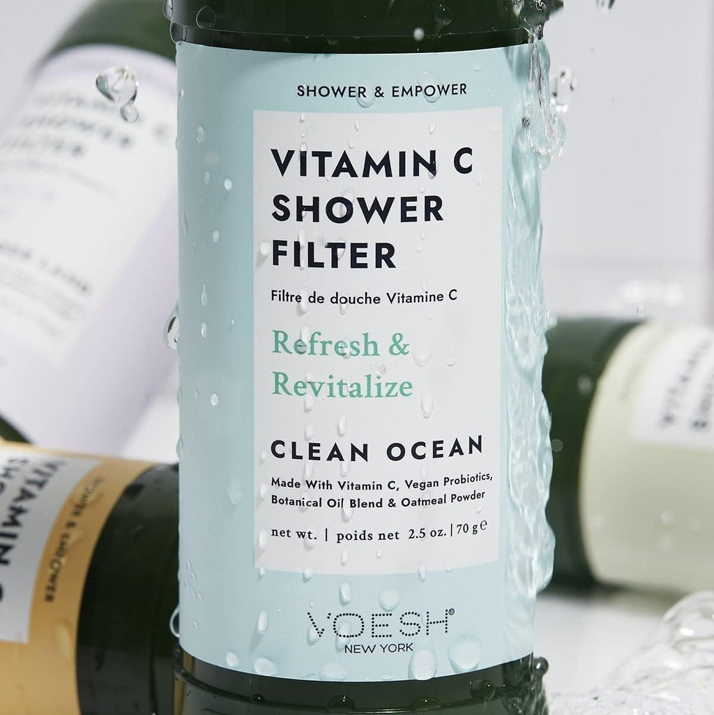 Vitamin C Shower Filter for Clean Water & Skin Care - Ocean Breeze Scent