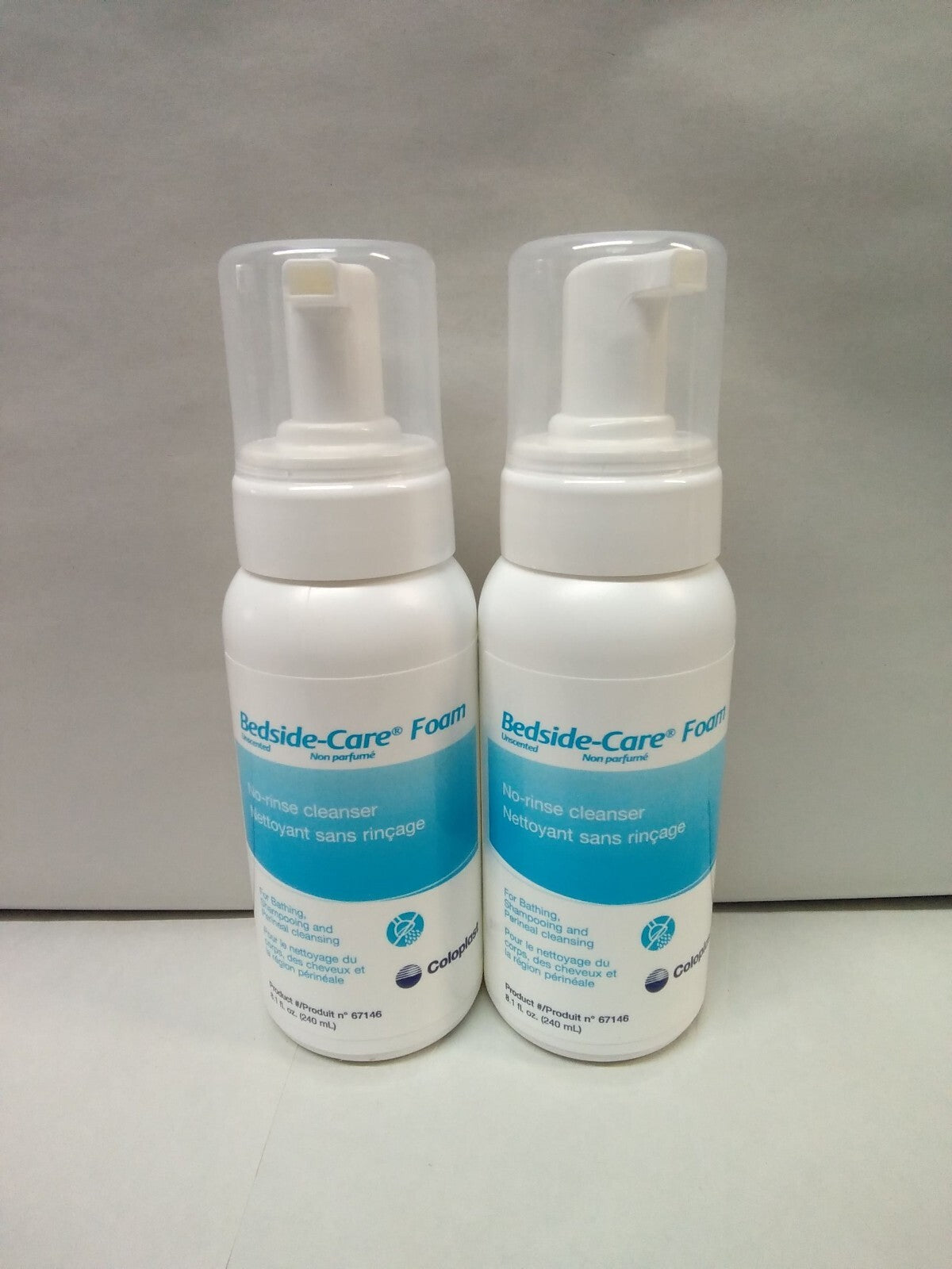 Bedside Care Foam Unscented No-Rinse Cleansing Foam for Bathing & Shampooing