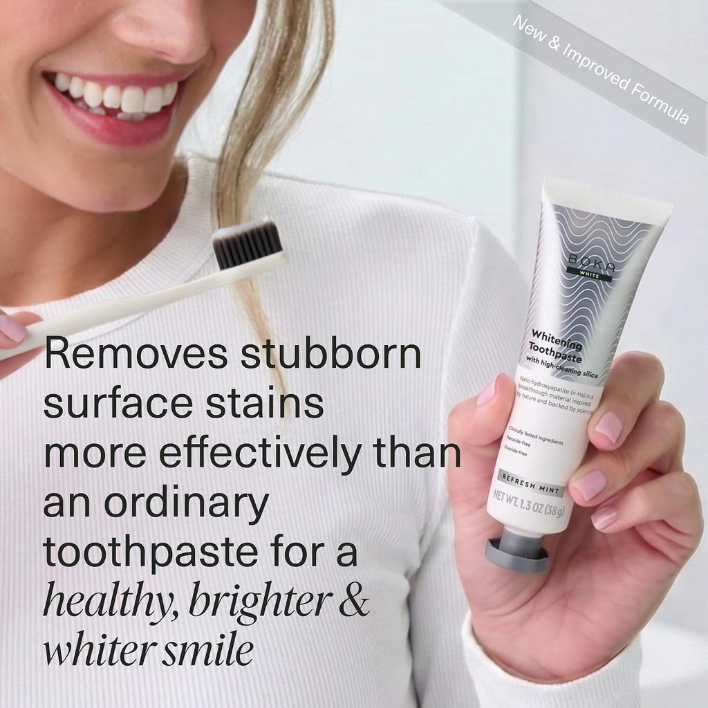 Nano Hydroxyapatite Fluoride-Free Toothpaste 2 Pack - Enamel & Whitening