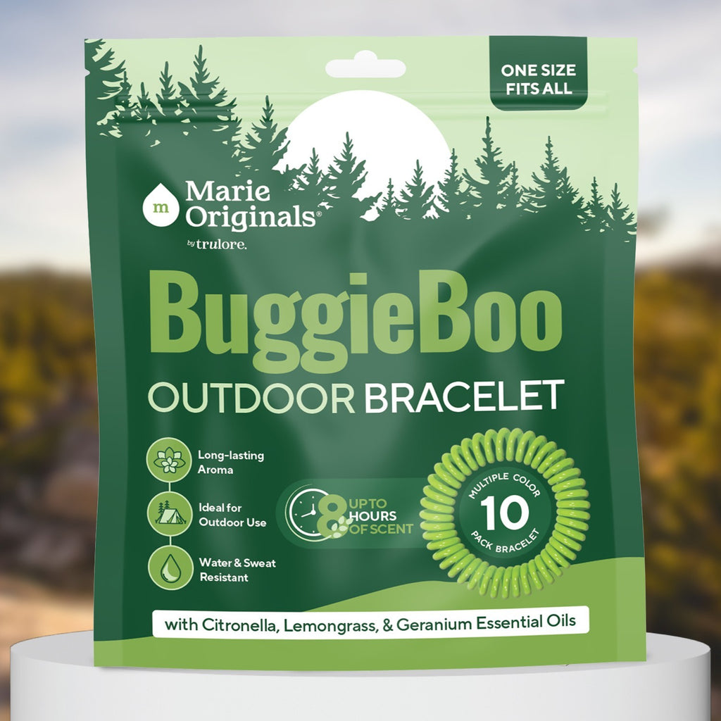 Outdoor Bracelets with Citronella & Lemongrass - 10 Pack for Camping & Hiking