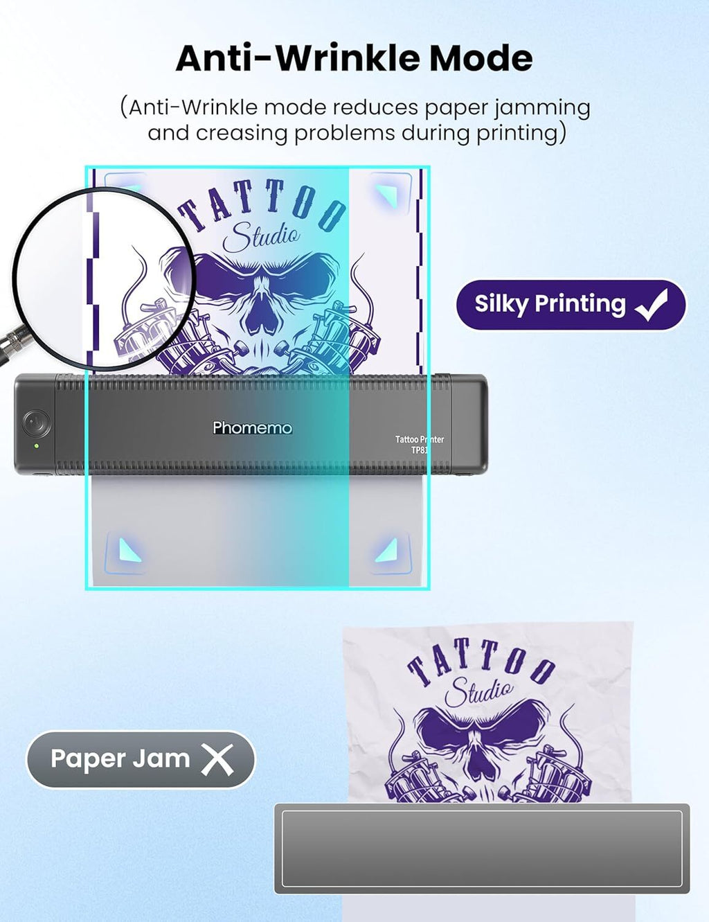 Tattoo Template Printer TP81 Wireless Stencil Printer for Artists & Beginners