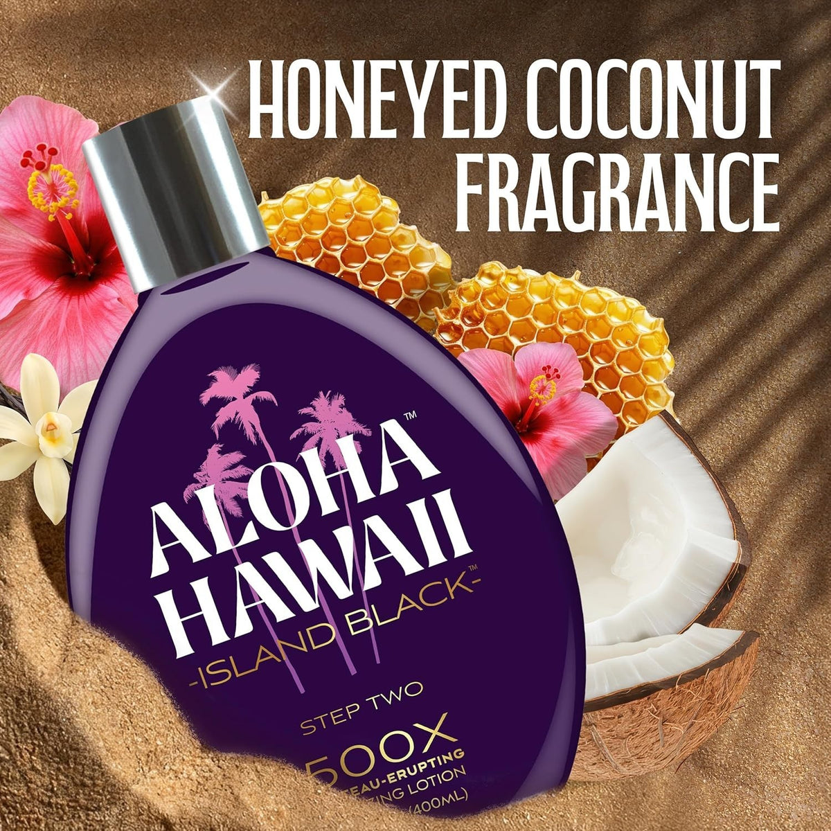 Dark Tanning Lotion with Bronzing and Island Scent - 13.5oz
