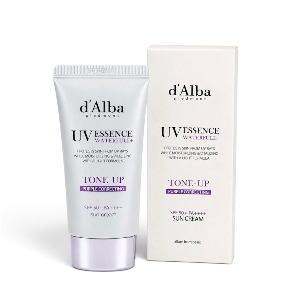 d’Alba UV Essence Waterfull+ Tone-Up Purple Correcting Sun Cream SPF50+ PA+ 50ml