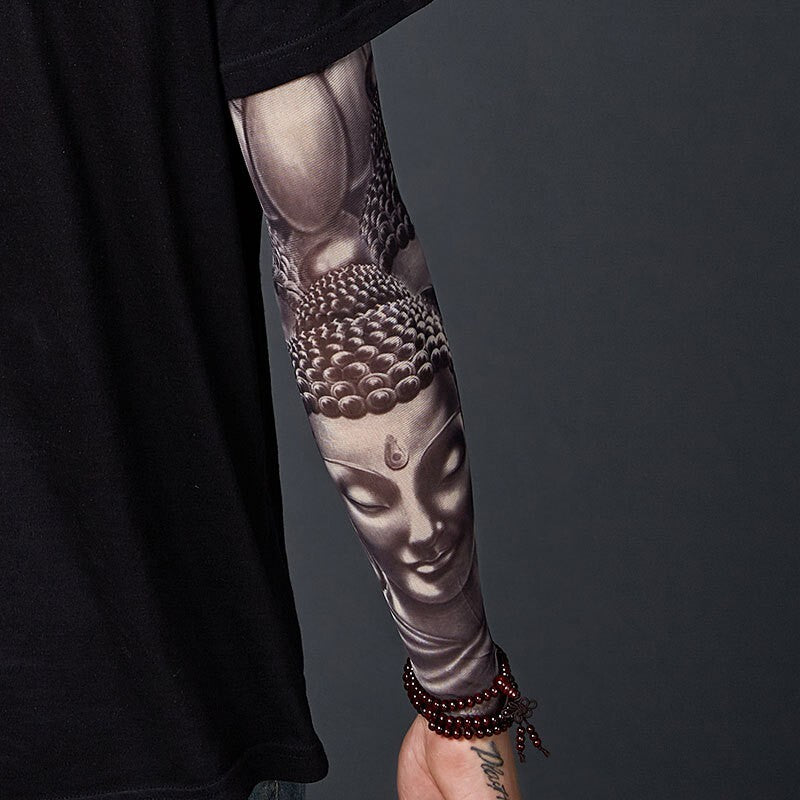 Cooling Arm Sleeve Tattoos 10Pcs UV Sun Protection Cover Unisex