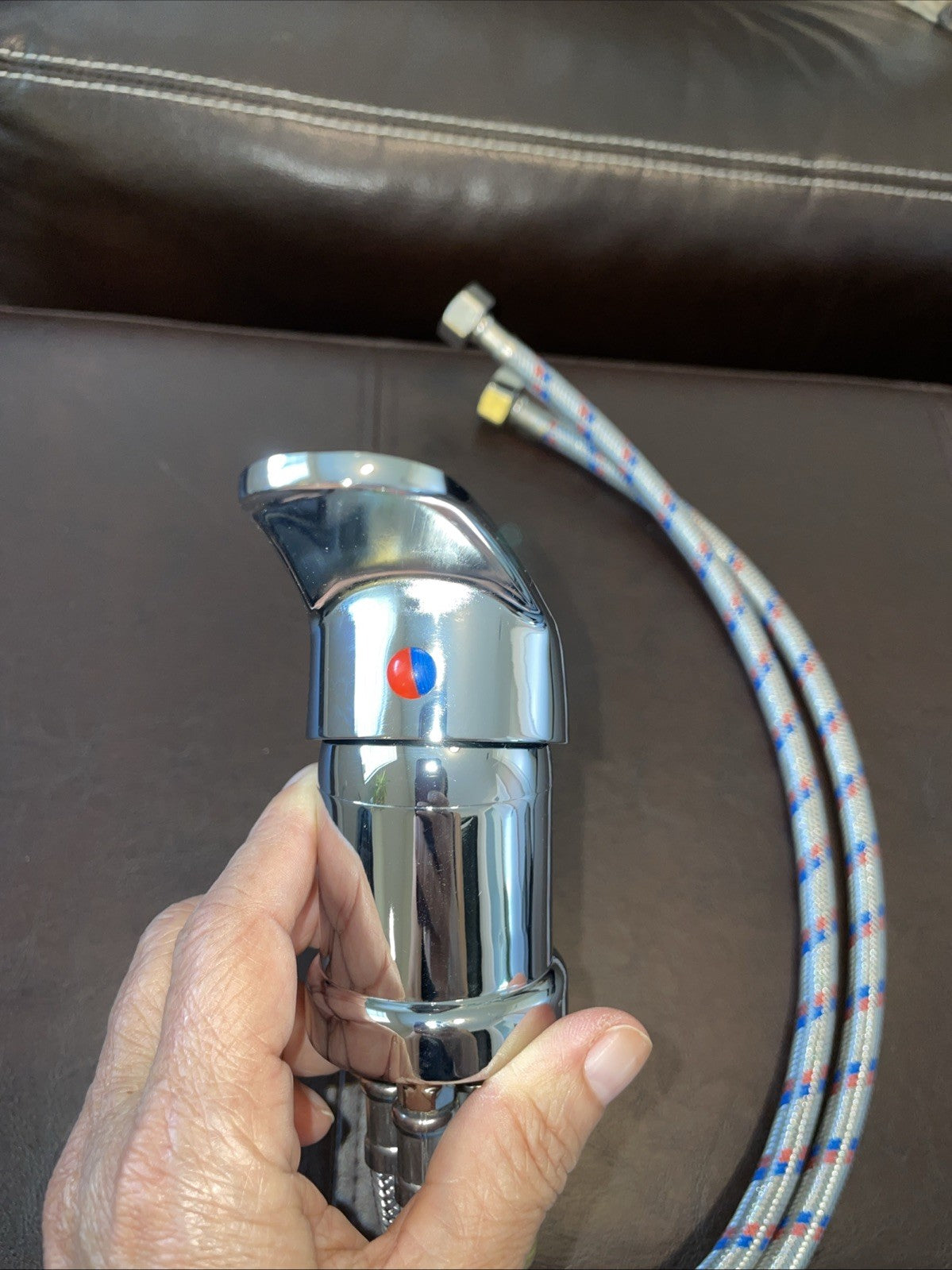 Salon Shampoo Bowl Faucet Hot Cold Chrome - Hairdressing Equipment