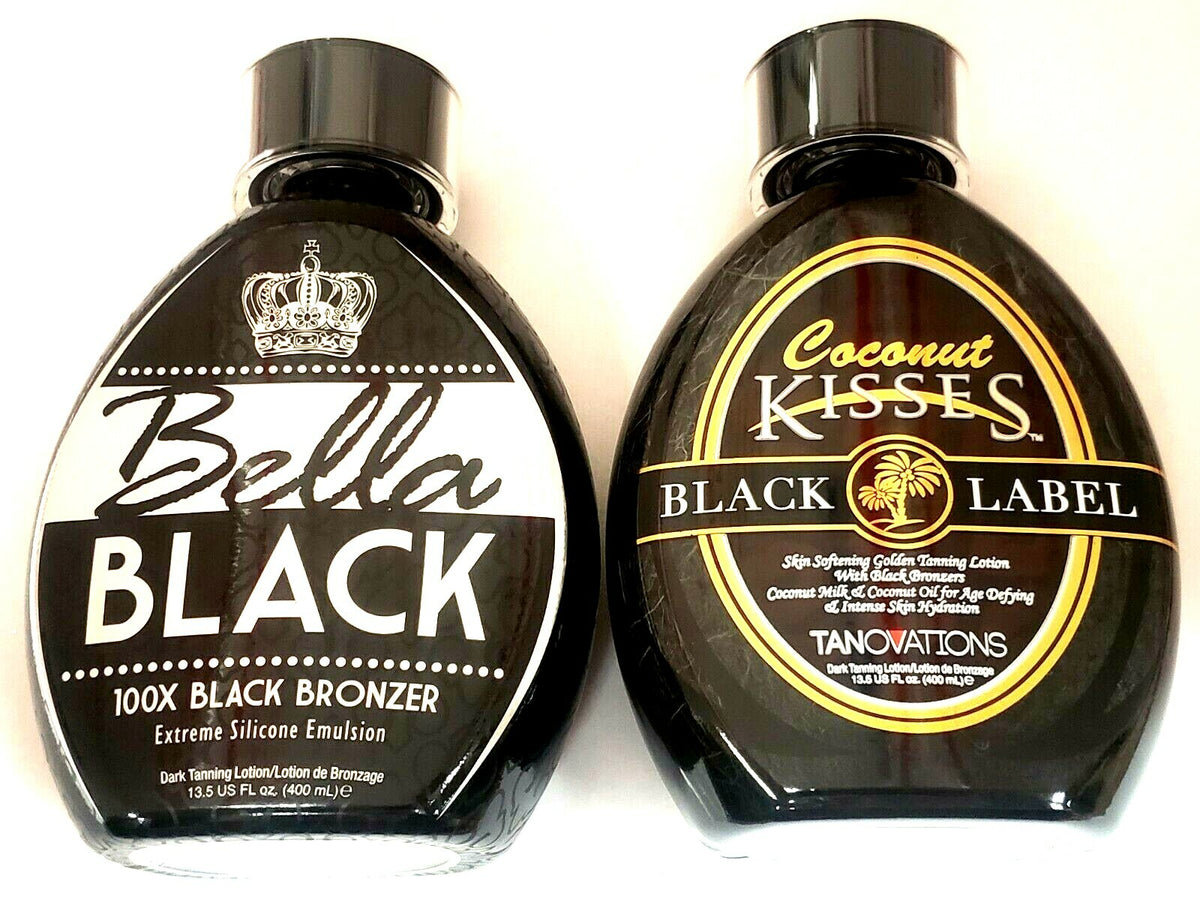 Black Bronzer Tanning Lotion with Coconut & Melanin Boosters - 13.5 fl oz
