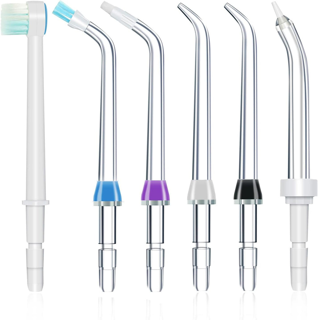 Water Flosser Replacement Tips for Waterpik & Compatible Oral Irrigators