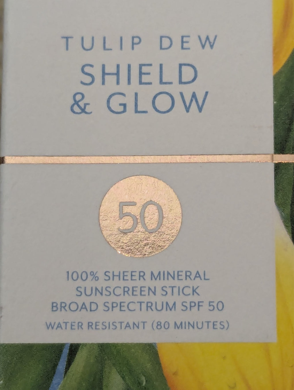 SPF 50 Sunstick Sunscreen with Tulip Dew & Glow - 0.6 oz