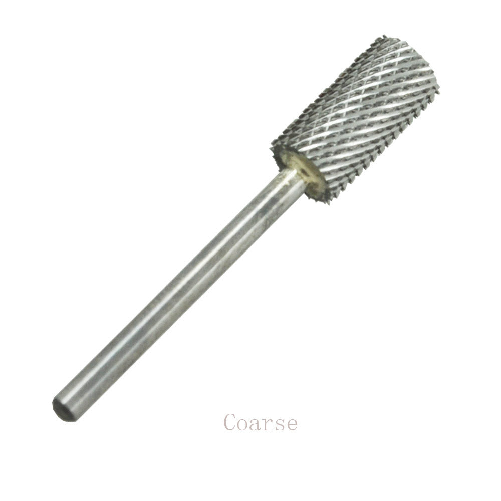 Large Silver Nail Drill Bit CC11 Coarse for Nail Art & Manicure