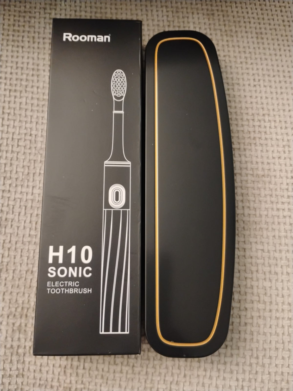 Electric Toothbrush with Travel Case & 2 Replacement Heads - Sonic & Compact
