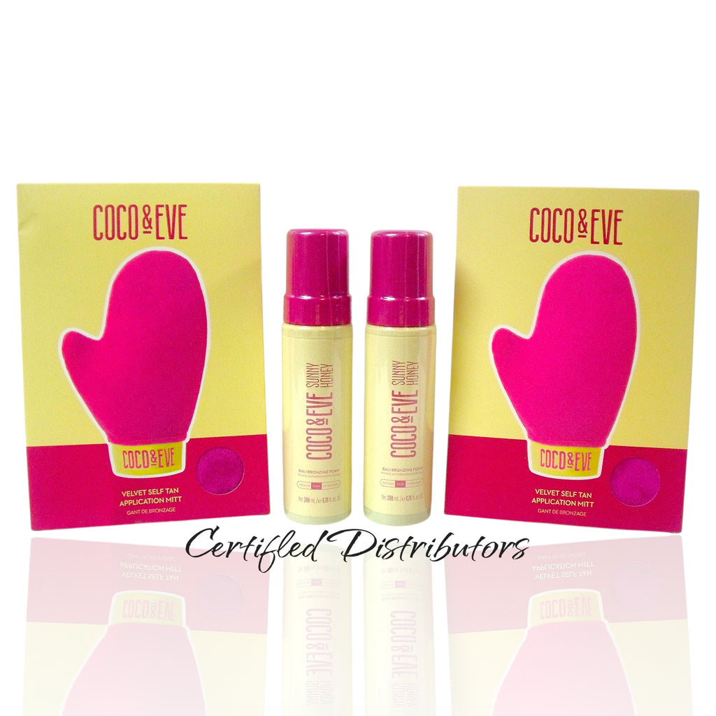 Dark Tanning Foam with Gloves - Self Tanner for Natural, Streak-Free Sunless Tan