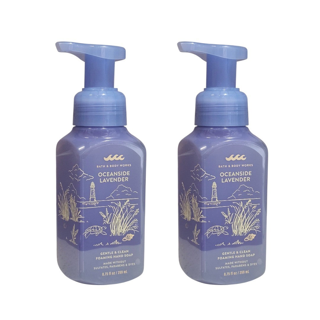 Foaming Hand Soap Set - Oceanside Lavender Scent, 8.75 oz Each, Pack of 2