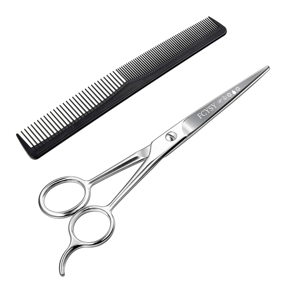 Professional Hair Cutting Shears with Comb Set for Men & Women