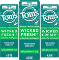 Natural Fluoride Toothpaste for Fresh Breath & Cavity Protection - Spearmint Ice, 4oz, 3 Pack