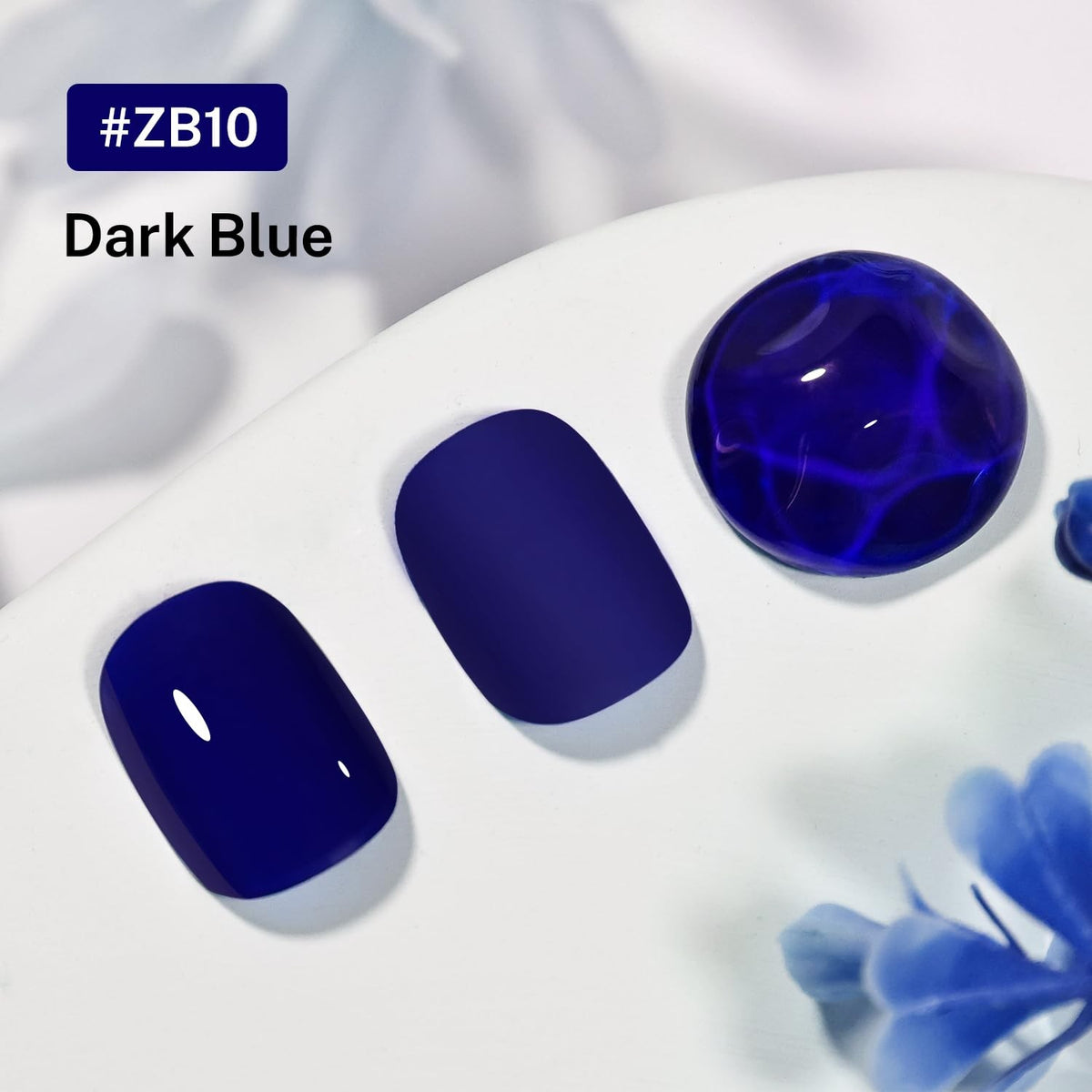 Dark Blue Fast Dry Nail Polish 16.5ml Long Lasting & High Gloss Finish