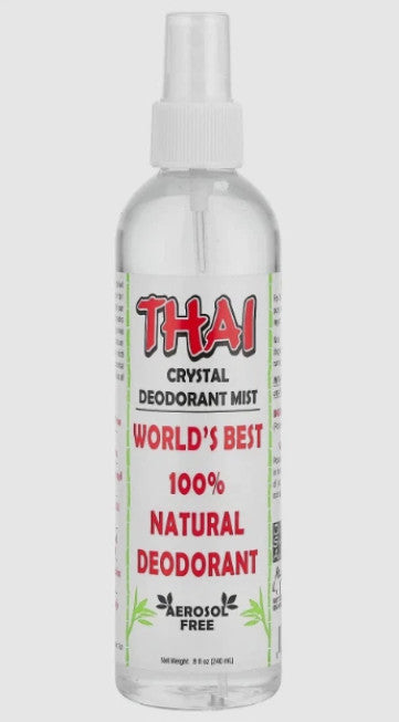 Natural Crystal Deodorant Spray - Unscented, 8 oz. Pack of 6