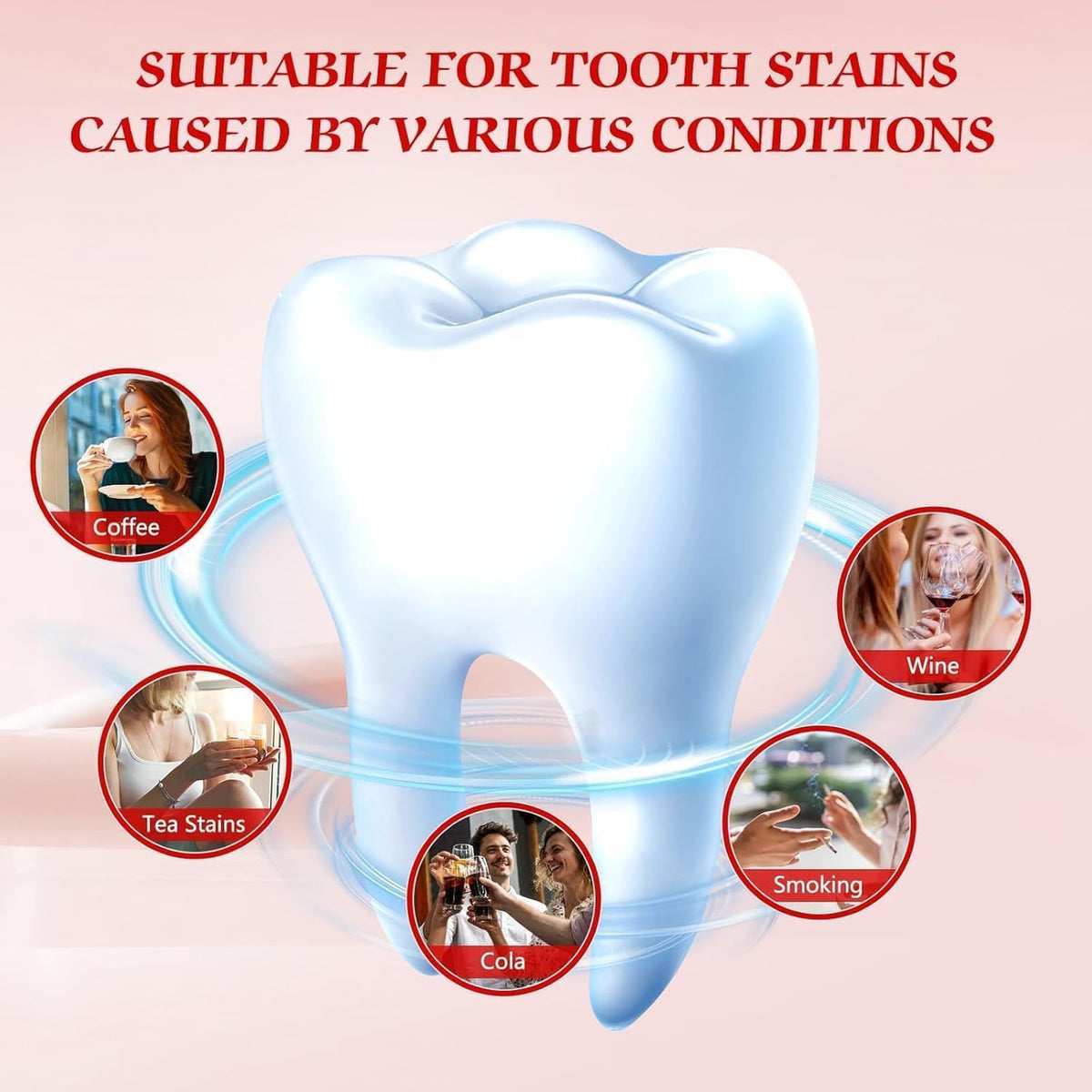 Probiotic Fluoride-Free Whitening Toothpaste for Sensitive Teeth - Ultra Brightening & Gum Care