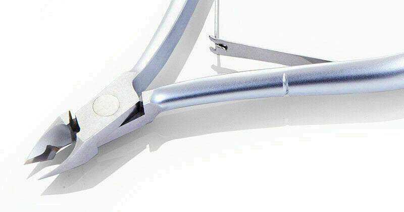 Stainless Steel Cuticle Nippers Double Spring Nail Tool D-03 12 Jaw