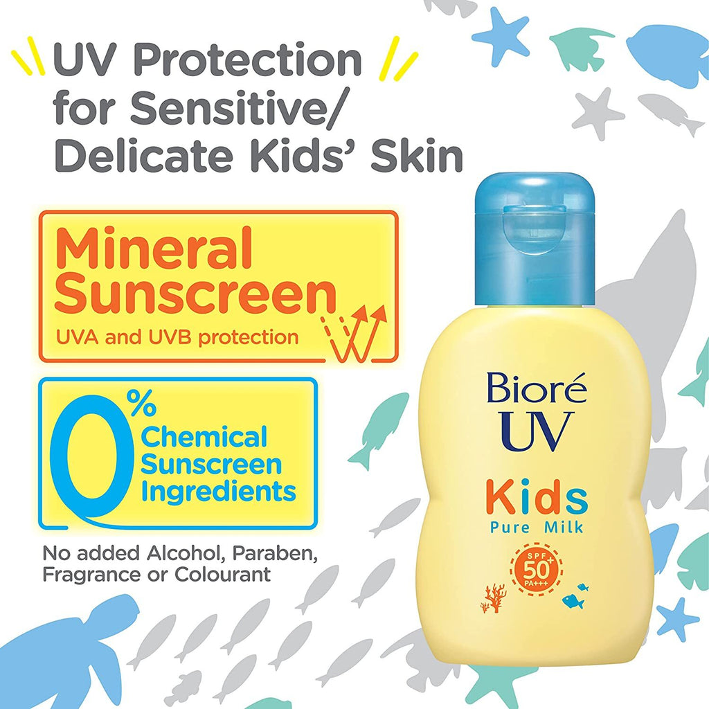 Kids Sunscreen SPF50+ PA+++ 70ml - Biore UV Japan Baby & Toddler Sunblock