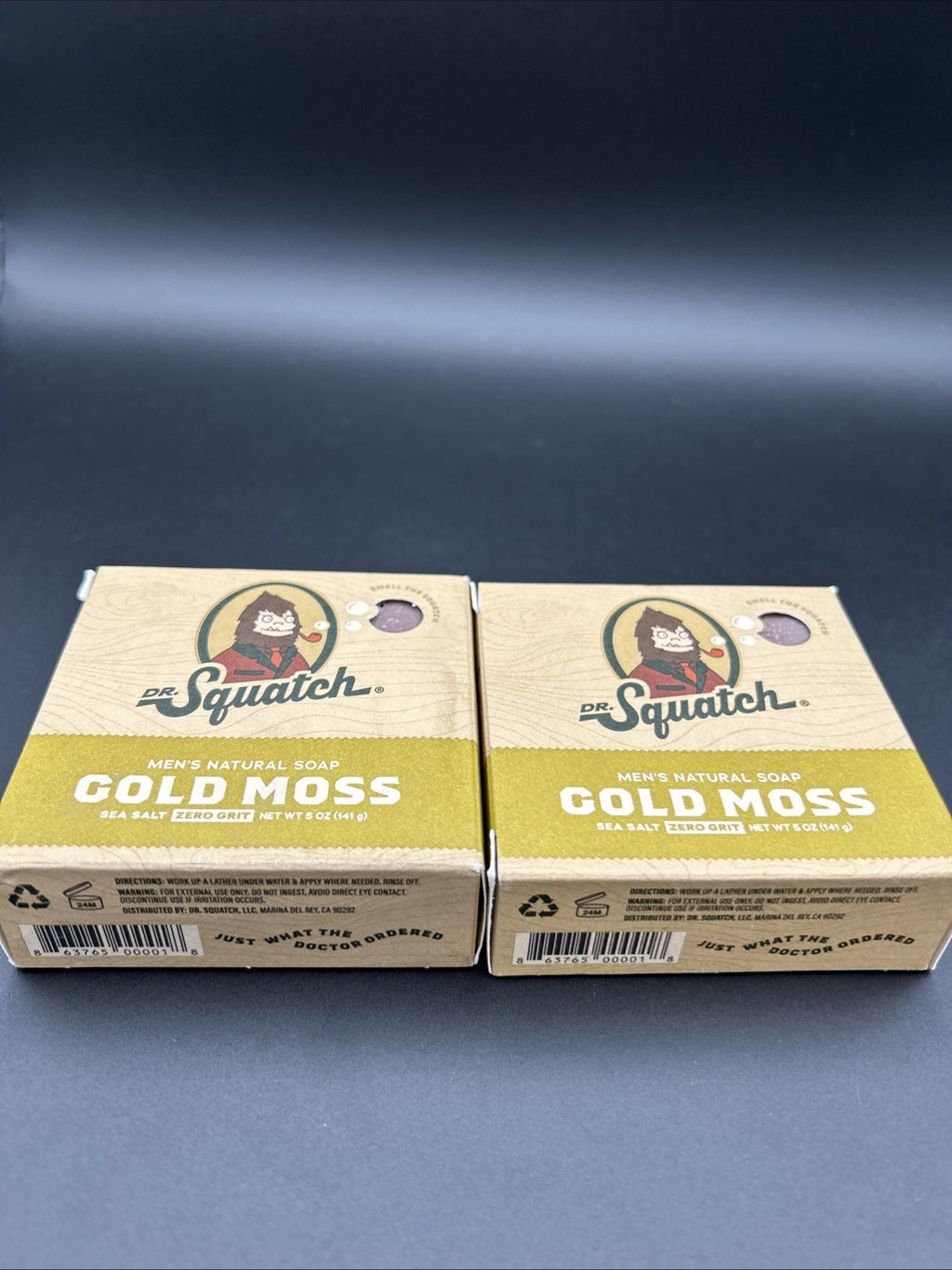 Men's Natural Bar Soap 2-Pack - Gold Moss 5 oz | Moisturizing & Refreshing