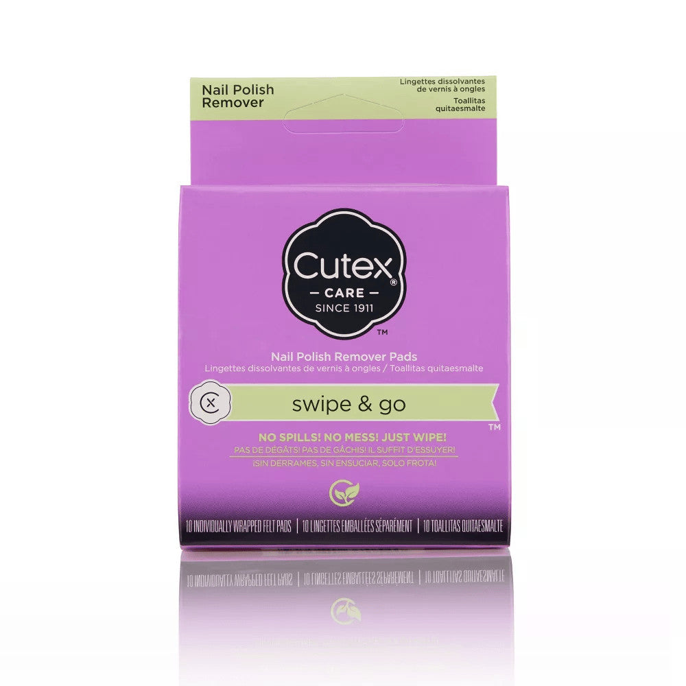 4 Pack Nail Polish Remover Pads - Quick & Gentle Cleanser