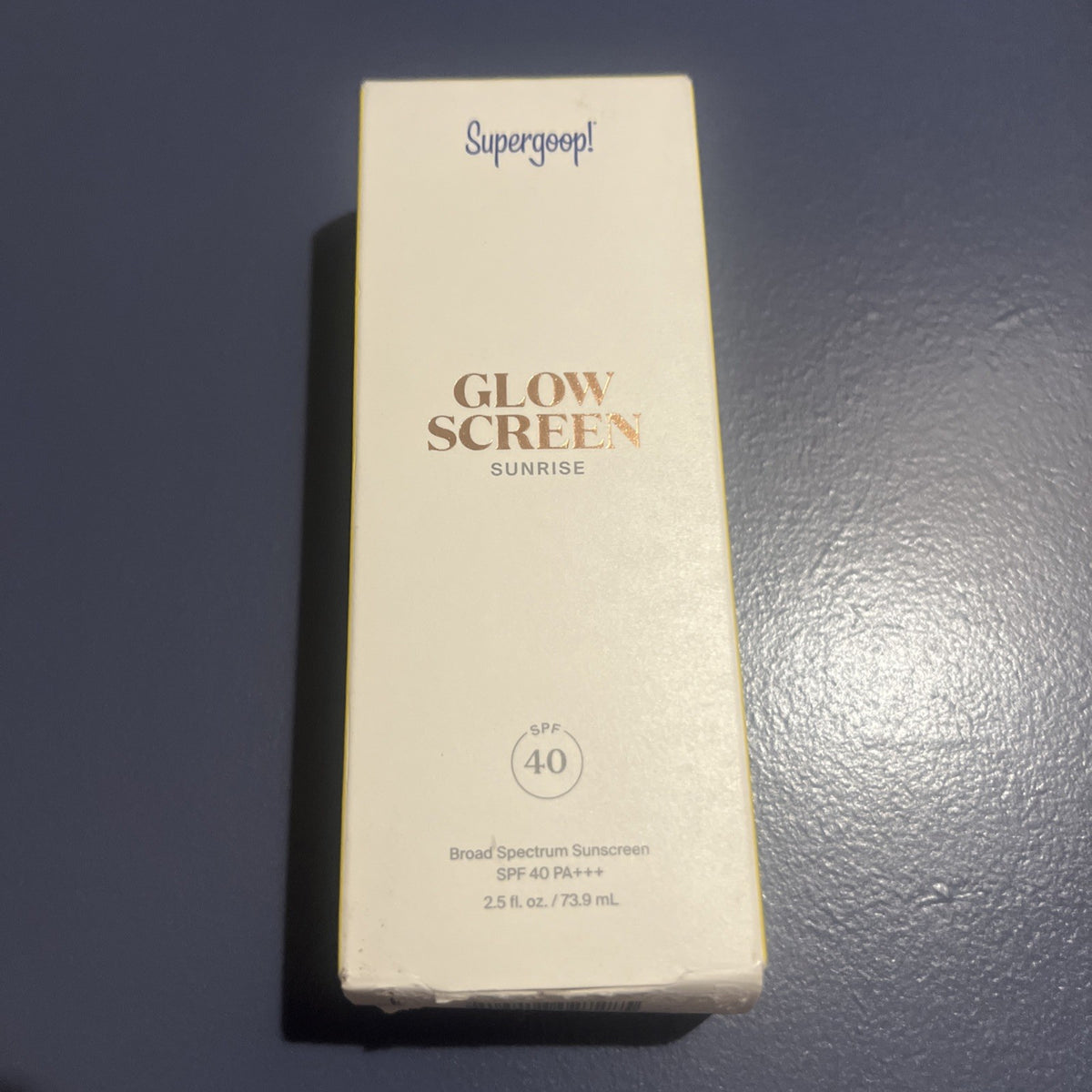 SPF 40 Sunscreen with Glow Effect - Sunrise Shade, 2.5 Oz