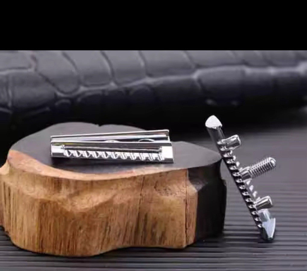 Yaqi Safety Razor Replacement Head for Slant Razors - Chrome Zinc Alloy